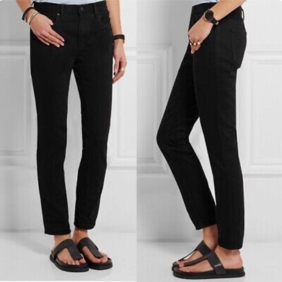 Denim X Alexander Wang Style 002 Tapered Leg Relaxed Fit Black Jeans Size 28 - Picture 13 of 13